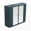Armoire de salle de bain murale polyvalente avec miroir et tablette ouverte pour le rangement-1367452002