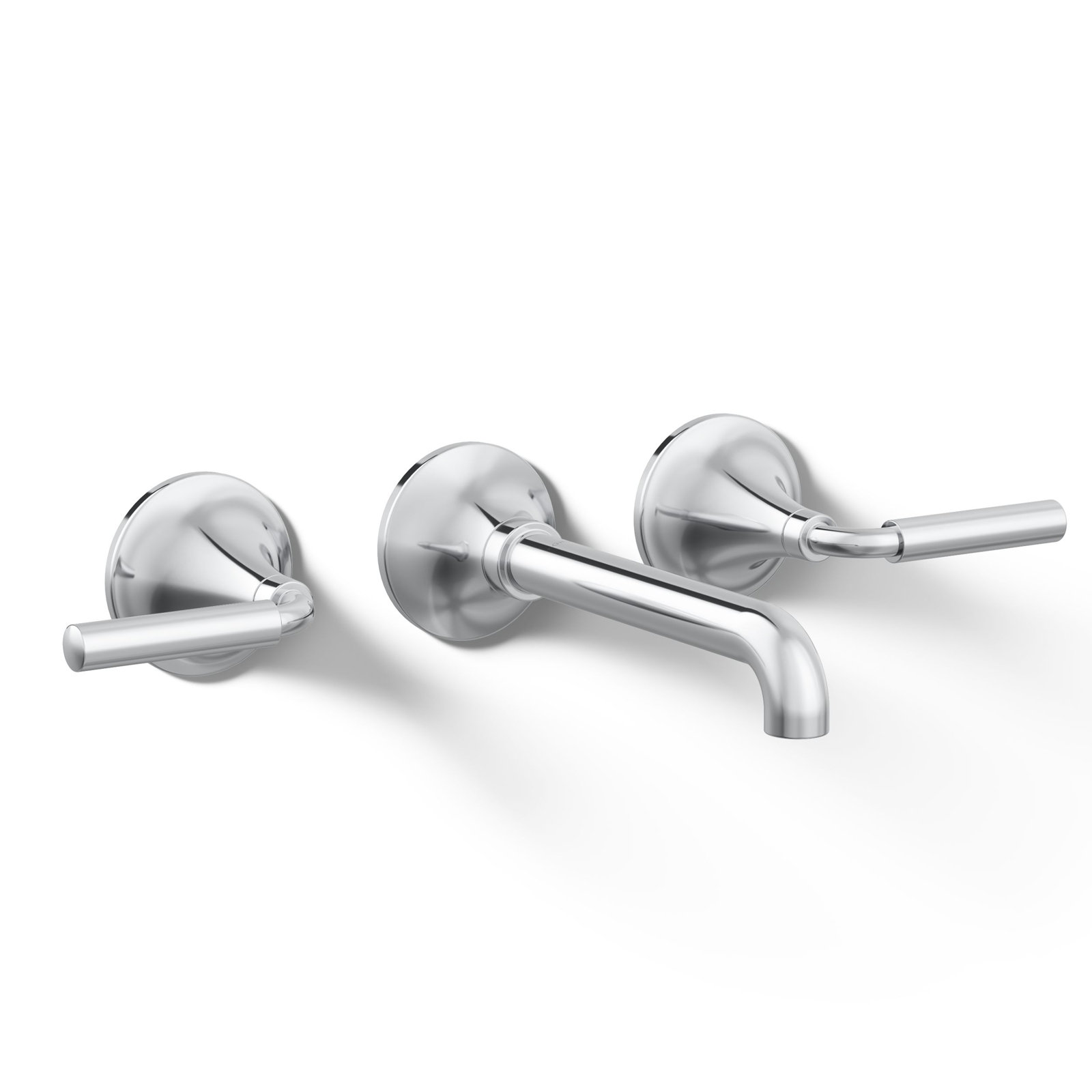 Tone Wall-Mount Bathroom Sink Faucet Trim, Polished Chrome