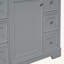 Meuble-lavabo 36 po sans lavabo, base d'armoire seulement, une armoire et six tiroirs-102308861