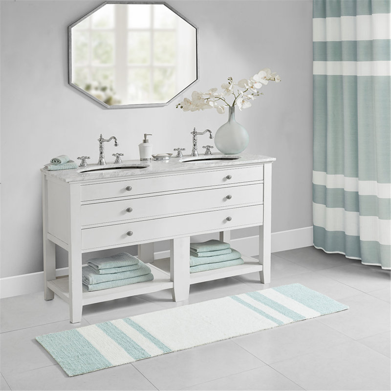 Reversible Bath Rug For Bathroom