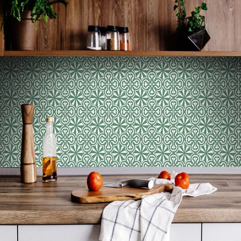 Carreau de mosaïque auto-adhésif en vinyle Glenda, H 6 po x l 6 po x P 0,1 po