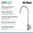 KRAUS Purita 2-Stage Under-Sink Filtration System With Single Handle Drinking Water Filter Faucet-104338041