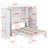 Murphy Bed With Two Wardrobe And Storage Shelf-1960547874