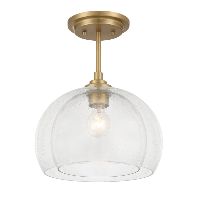 Luminaire suspendu semi-encastré 1 lumière Glint