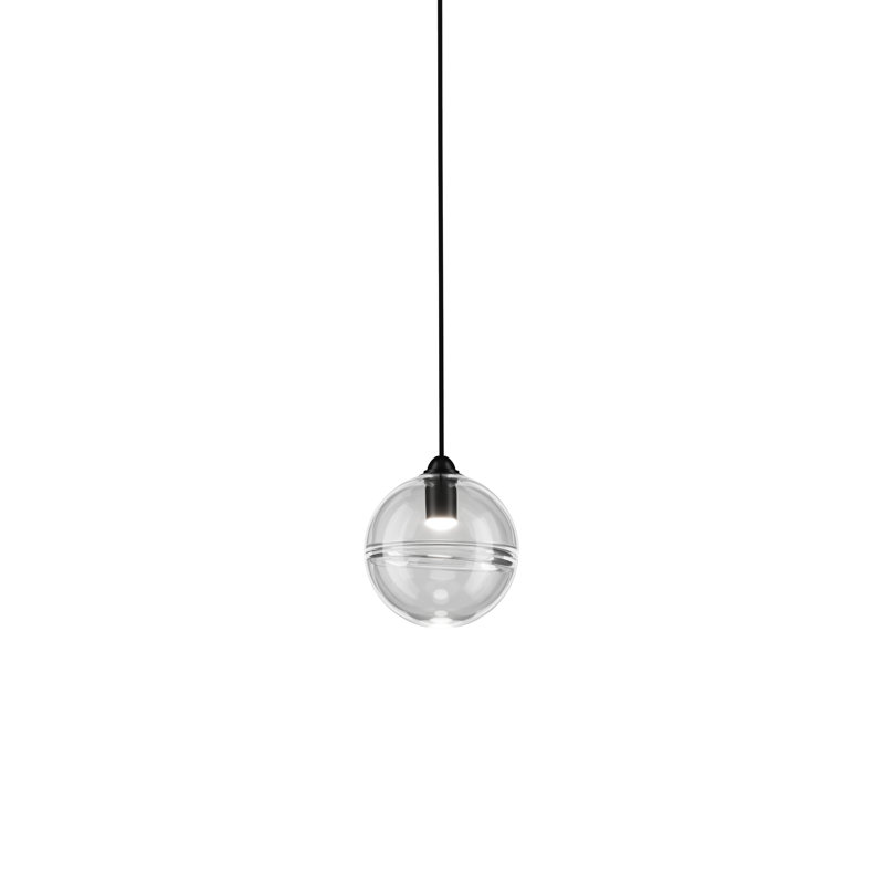Oro Suspension P Crystal White Glossy Brass 2 L32bb Ul, Charcoal Gray, Crystal Transparent, 85" H x 6" W x 6" D