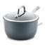 Anolon Accolade Forged Hard Anodized Nonstick Induction Sauce Pan with Lid, 2.5 Quart