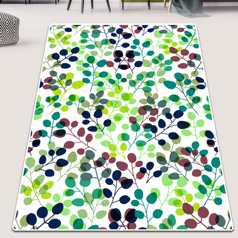 Premium Hall Carpet (2.6 x 4.9 ft), 100% Polyester, 0.2 in Pile Height | Antibacterial, Non-Slip Felt Dot Underside | Machine Washable at 86°F, 700 g/m² | Ideal for Home Entryways & Living Spaces, Soft & Durable