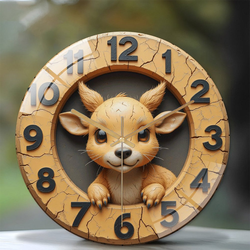 Horloge murale mignonne 12 po