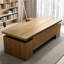 Bureau de direction en bois massif en forme de L avec tiroirs-1374036367