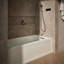 Archer® 66" X 32" Integral Apron Heated Bubblemassage™ Air Bath with Left-Hand Drain-1814643750-1840087563