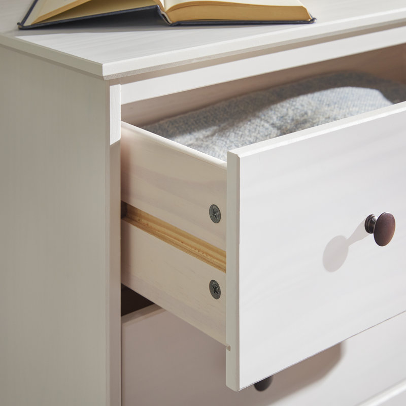 Commode 4 tiroirs Haney, Blanc