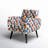 Almeda 29.75'' W Tufted Polyester Armchair with Solid Wood Legs-89032444