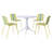 Modern Dining Table Sets(Must include both Table and Chair), Metal Patio