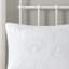 Ensemble d'édredon matelassé en coquillage blanc pour chambre à coucher bord de mer