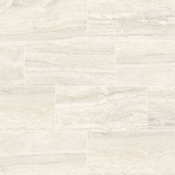 Travino Vein Cut Travertine 12X24 Matte Porcelain Tile