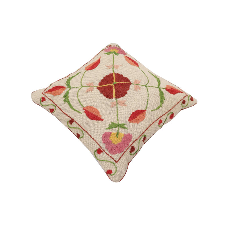 Housse et insert de coussin carré 100% laine