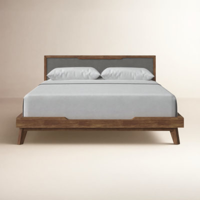 Glow Linen Upholstered Bed