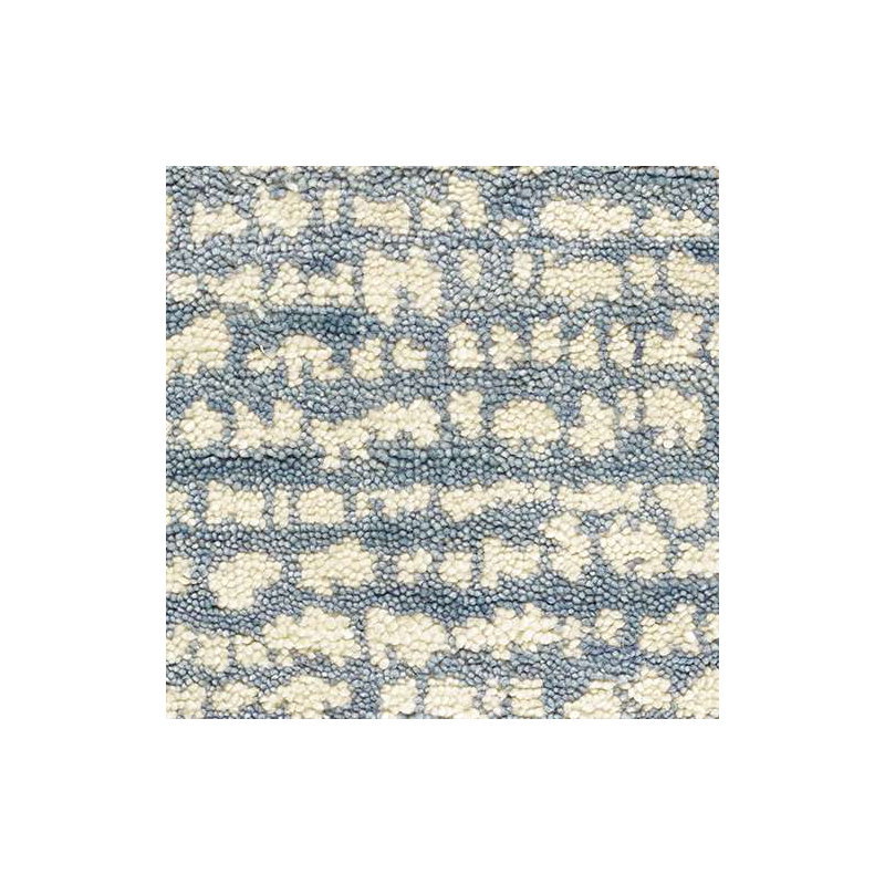 Shepherd Pewter Blue Hand Knotted Wool Rug, Rectangle 3' x 5'
