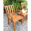 Chaise de patio en teck Chanelle