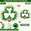 Couronne de trèfle illuminée St. Patrick's Day