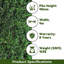 UK Furnishing UK Ltd Outdoor UV Resistant Artificial Grass Turf Rug / Roll