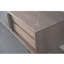 Cabinet audiovisuel simple en noyer noir
