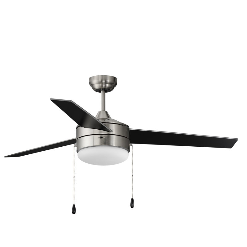 Ventilateur de plafond intérieur Zago Trio, Argent