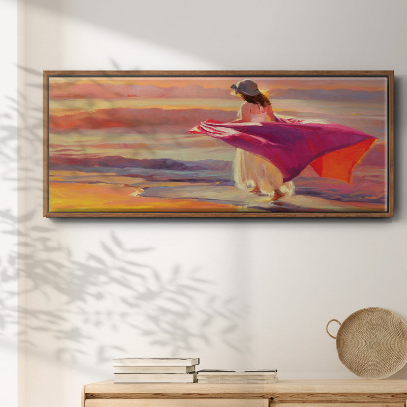 Catching the Breeze- Framed Canvas, 20" H x 50" W