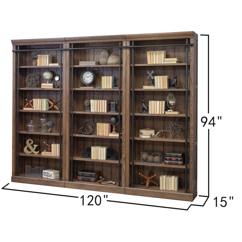 Sawyers Bookcase, Brown Weathered Oak