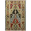 Tapis décoratif multicolore à motif frangé-712417443