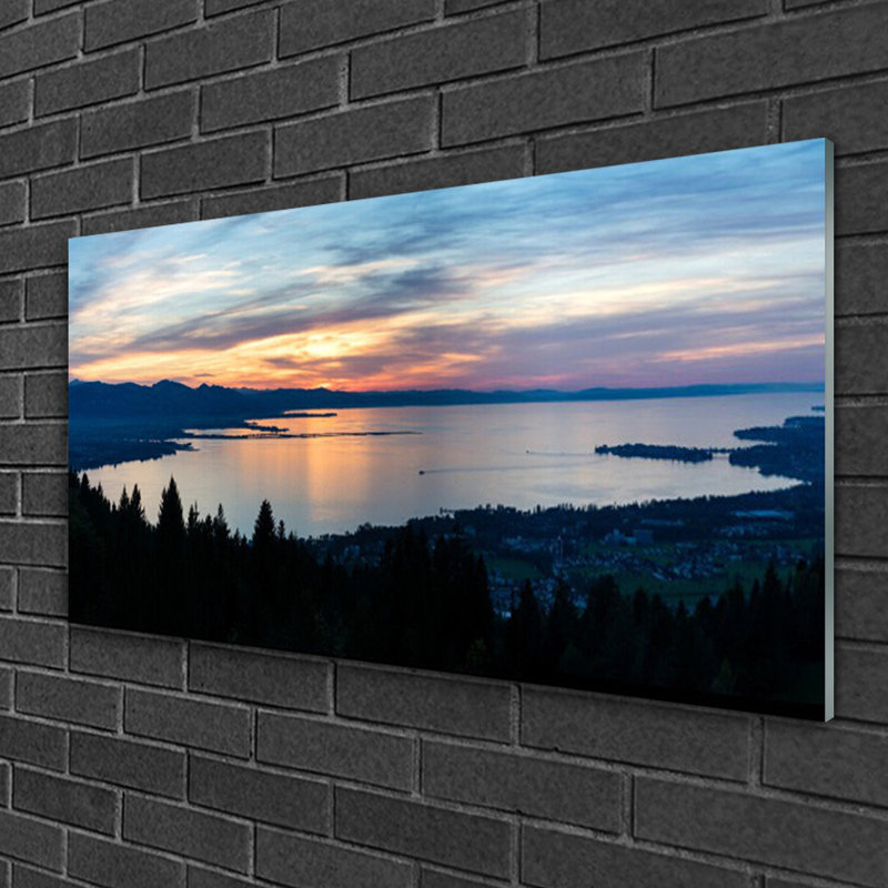 Landscape Ocean Beach - No Frame Print on Glass