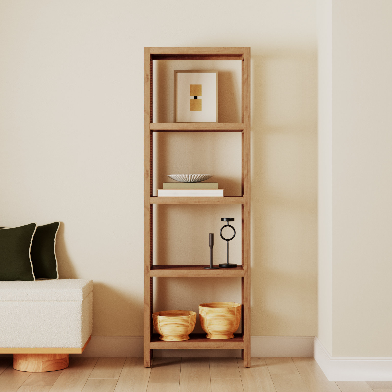 Trey 72" H x 24" W Standard Bookcase