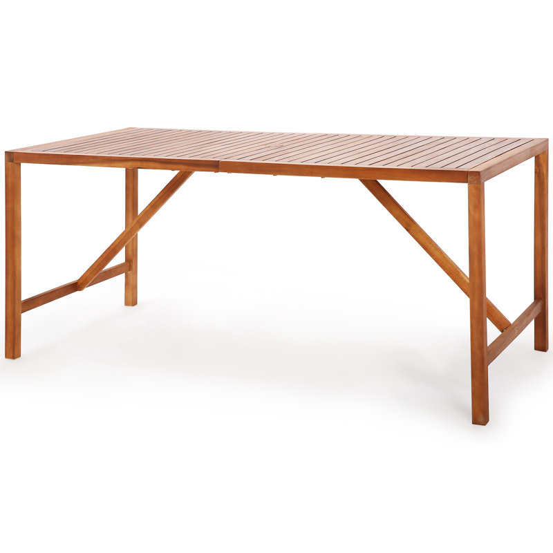 Table de salle à manger Bylas, L 67 po x L 31,5 po x H 29,5 po