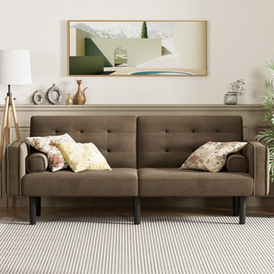 Canas Upholstered 74'' Sleeper Sofa