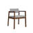 Dufrene 5Pc Indoor Natural Walnut And Wood Dining Set