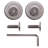 6' Ladder Rail Kit for Removable Ladder Quiet Glide System (Includes: Rail, Brackets, Rail End caps)-104553614