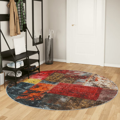 Round Haraldur 200cm X 200cm Area Rug