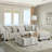 Contemporary Style Solid Wood Form Ottoman