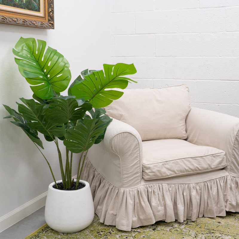 Monstera artificiel de 4 pi