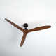 52" Zelda 3 - Blade Standard Ceiling Fan with Remote Control