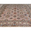 Tapis carré en laine noué à la main 9 pi 9 po x 9 pi 9 po argent rose super Kazak