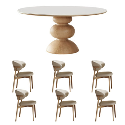 Ensemble de table de salle à manger et de chaises French French