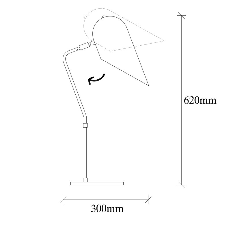 Lampe de bureau Zebadiah