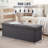 Torryn Linen Upholstered Storage Bench-613409969