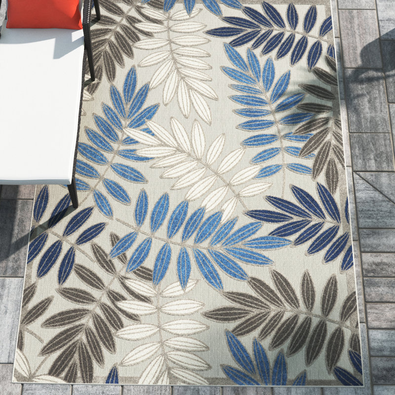 Tapis intérieur / extérieur Eaglin, Rectangulaire 7 pi x 10 pi
