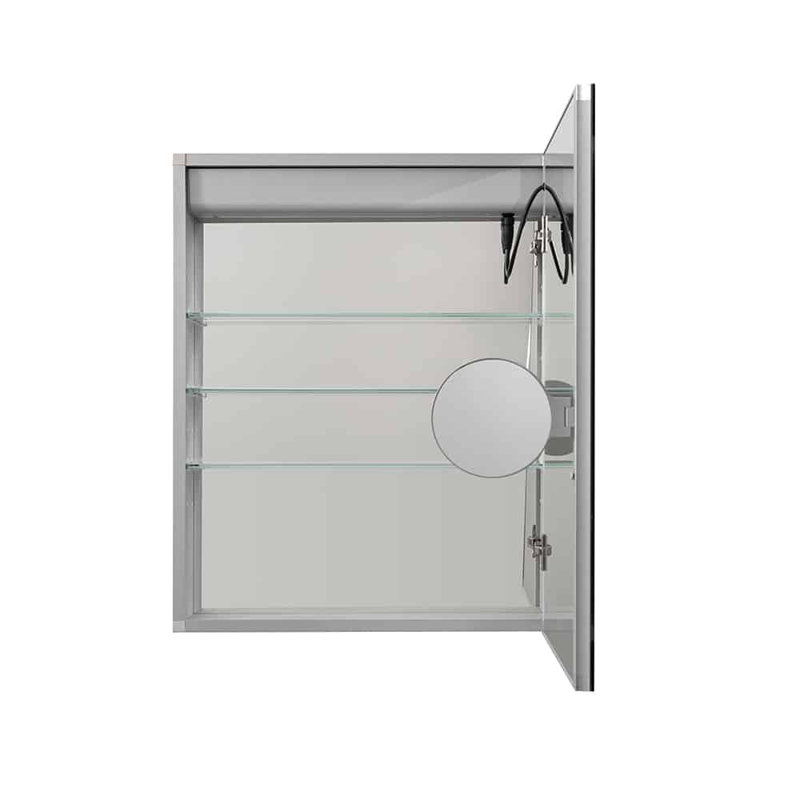 Armoire à pharmacie à charnière droite à DEL à charnière droite de l 24 po x H 30 po x P 5 po Neely de Neely, Oui