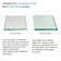 58'' - 60'' W x 80'' H Double Added Frameless Shower Door with Clear Glass