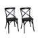 Jamil Cross Back Stacking Side Chair