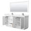 Ensemble de meuble-lavabo double 72 "avec miroir Icon-73102757-73102758-73102763