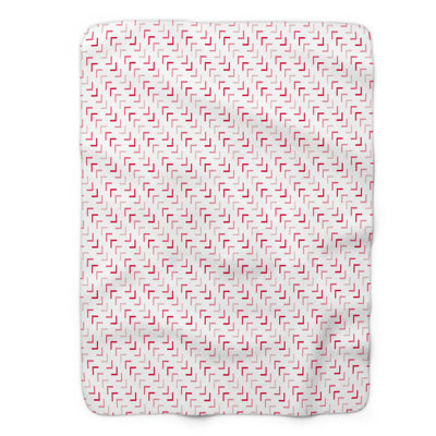 Couverture en sherpa rose 1 pièce